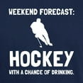 thumbnail image 3 of CafePress - Weekend Forecast Hockey T Shirt - Men's Classic Graphic Cotton T-Shirt, 3 of 4