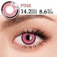 thumbnail image 5 of 1 par de lentes de contacto de colores Bio-essence Colorcon con grado de miopía, accesorios de anime, lentes rosas, lentes para cosplay, Halloween, 5 of 5