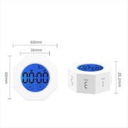 Rollbacks & More Pomodoro Timer, Productivity Timer Square, Octagonal Gravitational Flip Focus Timer,Mute & Adjustable Sound Alert