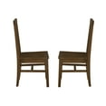 thumbnail image 4 of Linon Percival Indoor Wood Dining Side Chair, Set of 2, Walnut, 4 of 8