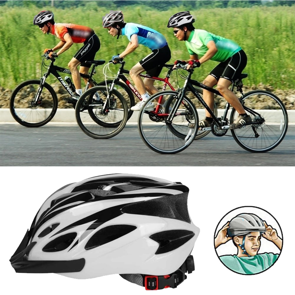 Cycling Helmet Breathable Removable Goggles Men Women Bicycle Safe Road MTB Bike 