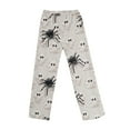 thumbnail image 4 of Hearthz Halloween Mens Flannel Pajama Pants Plush Fuzzy Men's Pajama Pants for Family Warm Cozy Pj Bottoms Lounge Pants Plush Pajama Pants, 4 of 8