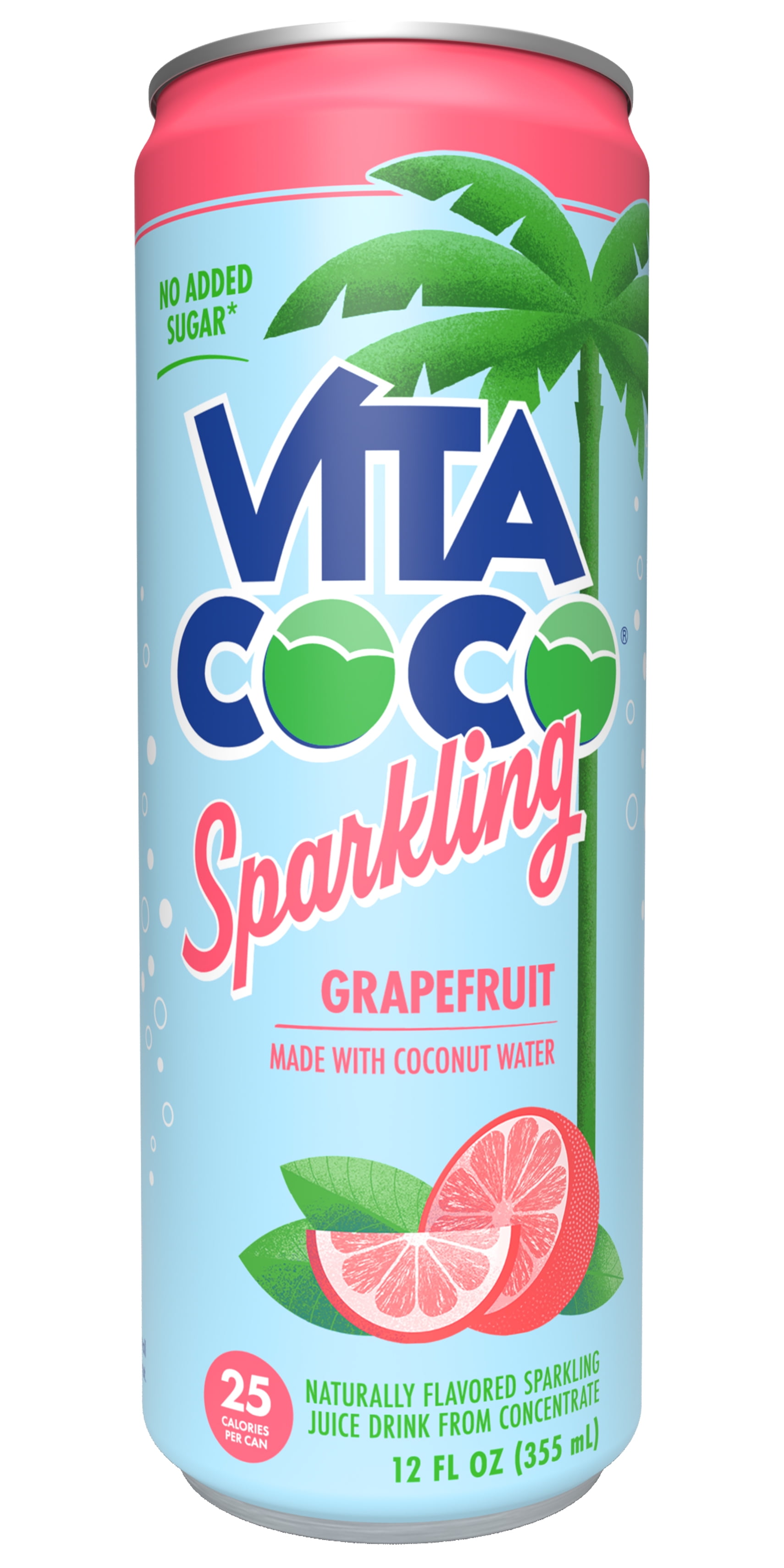 Vita Coco Sparkling Coconut Water, Grapefruit, 12 fl oz Can Walmart