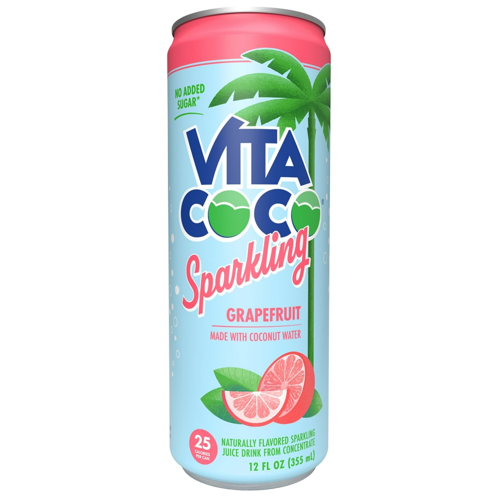 Vita Coco Sparkling Coconut Water, Grapefruit, 12 fl oz Can Walmart