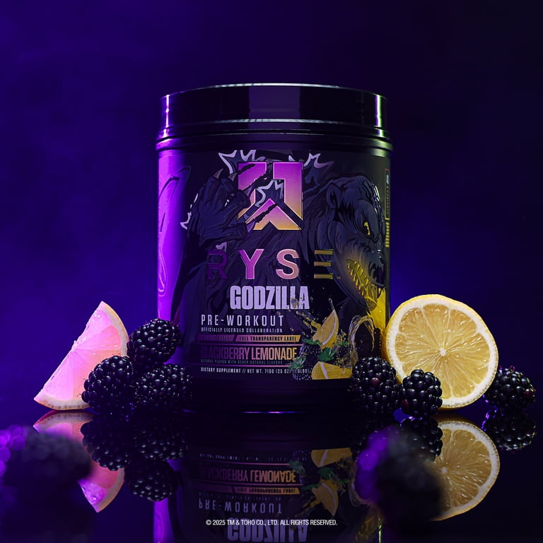 RYSE Godzilla X Noel Deyzel Pre Workout Powder - Blackberry