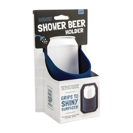 Sudski 6725105 30 watts Beer Can Holder Shower Caddy Silicone, Blue