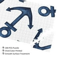 thumbnail image 3 of Kll Navy Blue Anchor - 300 Piece Jigsaw Puzzle For Adult And Teenagers Family Educational Game Toys 300pcs, 3 of 9