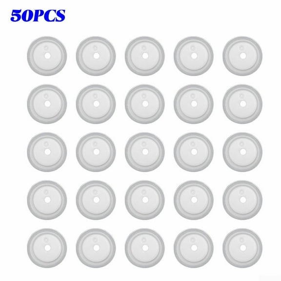50Pcs -way Degassing PE Valve With Filter Exhaust Ventilation Vent Coffee Bag