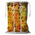 thumbnail image 1 of ABPHQTO Hello Autumn Or Fall Is Coming Here Banners Cesta de almacenamiento Bolsa de lavandería con cordón 45x60 cm, 1 of 3