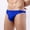 Dark Blue, variant on HUPOM Men'S Underwear Underwear For Men Pack Low waist Drop Waist Solid Briefs White M
