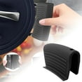 thumbnail image 2 of 4Pcs Silicone Assist Handle Holder - Heat Resistant Pot Handle Covers - Non- Handle Covers Handle Holder for Kitchen Pot Pan - Black, 2 of 6