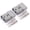 Gray, variant on Yihuala 120A 600V SB120 Power Connector Plug Two Contacts Gray Red Blue Two Double Solar Boats
