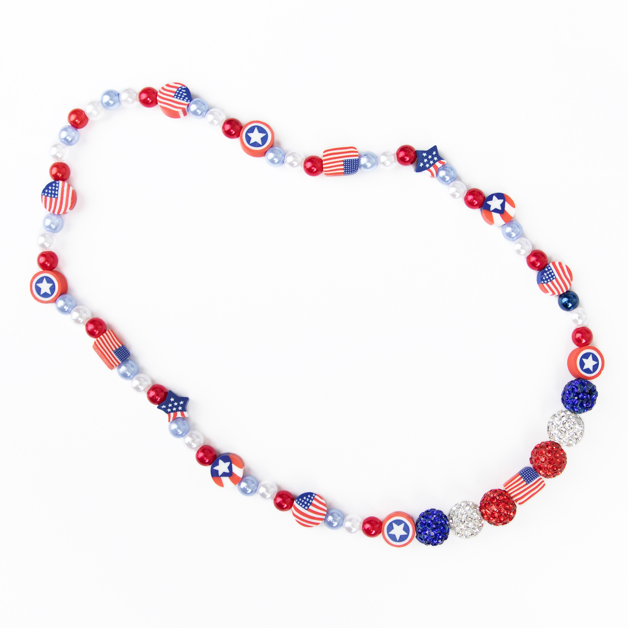 CousinDIY Patriotic Americana Clay Beads Kit, 300 Pieces