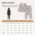 thumbnail image 4 of Daiia cartoon mouse for Women's Long-Sleeved Pajama Set – Soft & Comfortable Sleepwear Button-Up Pajamas Cozy Lounge Wear-Medium, 4 of 7