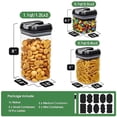 thumbnail image 2 of Kitchen Variety Set of 5 Pantry Organization Canisters with Lids, Multi-Purpose Kitchen Storage and Organization Solution, 2 of 8