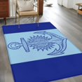 thumbnail image 3 of Navy Blue Anchor Area Rug 4x6 Washable Rug Non Slip Nautical Mandalas Boho Modern Abstract Large Area Rug Indoor Floor Carpet for Entryway Bedroom Kitchen Living Room Home Office Dining Room Nursery, 3 of 8
