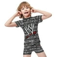 thumbnail image 4 of WWE WWE Boys Rash Guard Set 2 Piece Swimsuits Short Sleeve Bathing Suits with Trunks, 4 of 7