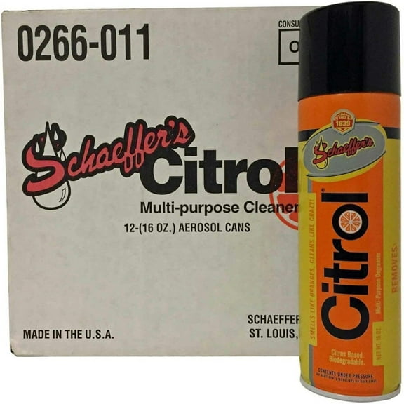 Biodegradable Degreaser Schaeffer's 0266 Citrol® Non-Toxic Citrus-Based Multi-Purpose Cleaner