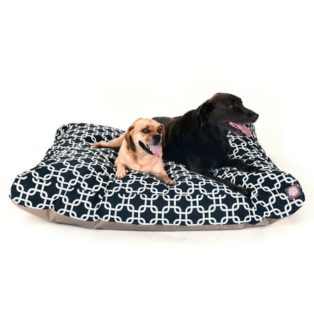UPC: 0788995504306 | Majestic Pet | Links Rectangle Pet Bed For Dogs  Removable Cover  Black  Extra Large