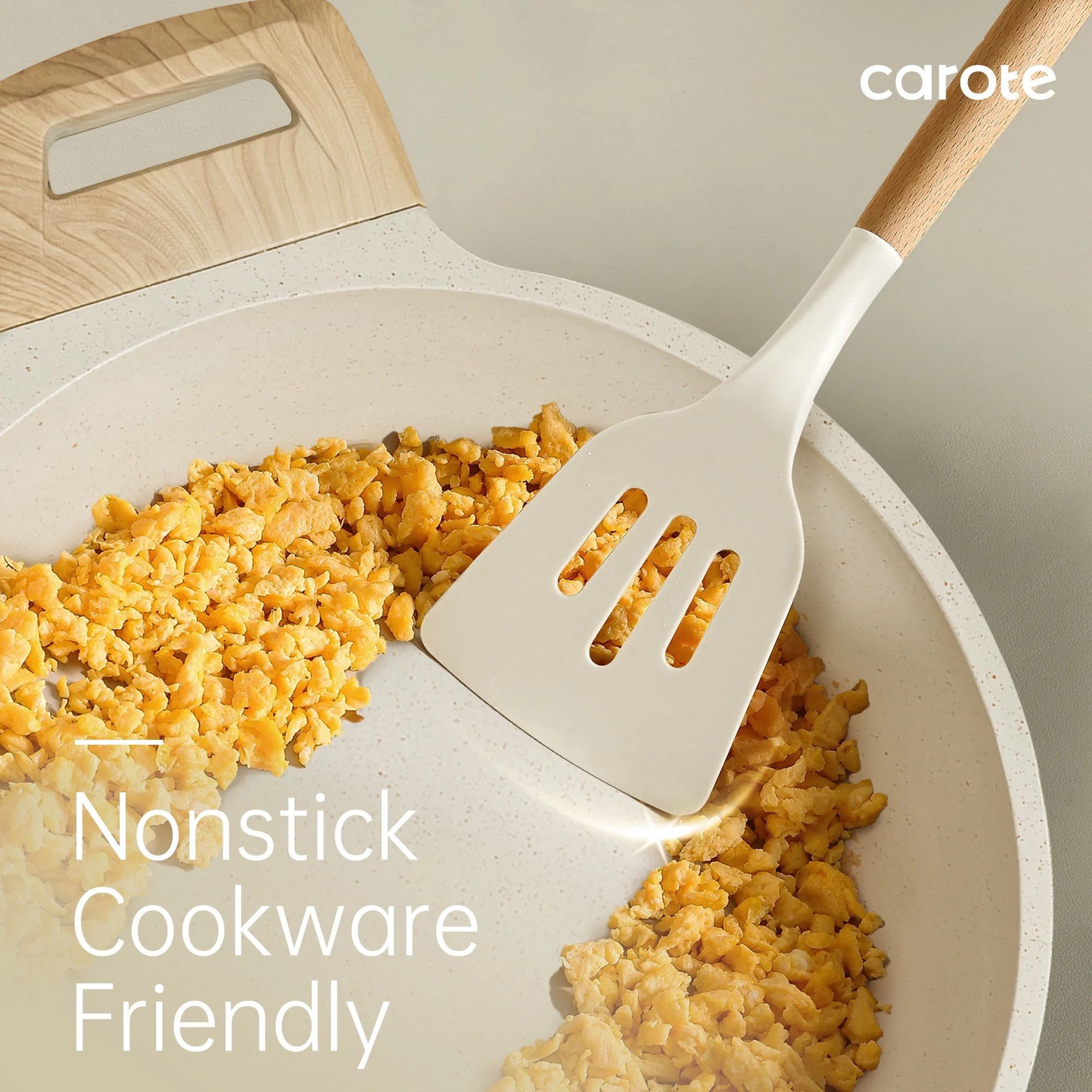 Carote 10-Piece Silicone and Wood Cooking Utensil Set photo 2