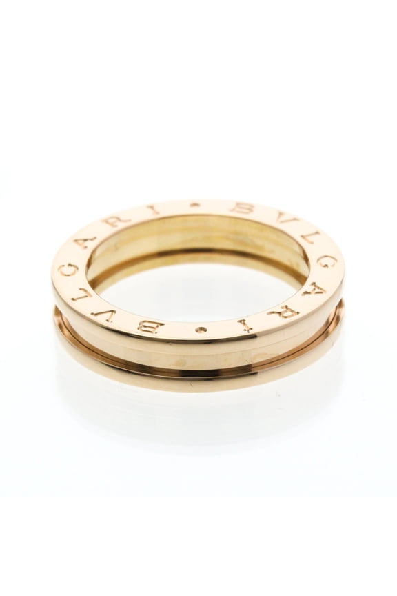 Pre-Owned Bvlgari B.zero1 Ring XS Pink Gold (18K) Fashion No Stone Band Ring Pink Gold (Good)