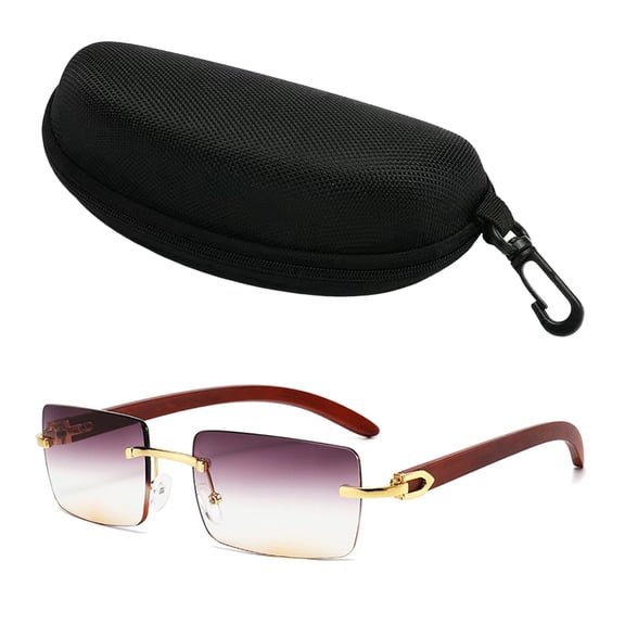 Eosunjian Frameless Sunglasses Uv400 Rectangular Sunglasses Rectangle Frameless Sunglasses for Men Women Uv400 Eyewear for Outdoor Activities Driving Travel
