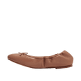thumbnail image 1 of Sam Edelman Felicia Maple Leather Slip On Round Toe Bow Detail Ballet Flats (Maple, 10.5), 1 of 6