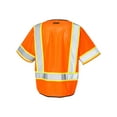 thumbnail image 3 of Kishigo Class 3 Mesh Zippered Vest 1565-1566 Orange 2/3XL, 3 of 5