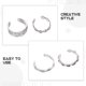 thumbnail image 3 of unbranded 12Ud Anillos De Pie Ajustables Retro Para Accesorios Femeninos, 3 of 8