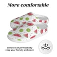 thumbnail image 6 of Kdxio Watermelon And Kiwi Women's Men's Slippers Plush Slip-On House Slipper for Winter Indoor Soft Cushion Non-slip Fluffy Slides Slippers-11, 6 of 7