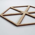 thumbnail image 5 of Ekena Millwork 7 3/8"W x 8 1/2"H x 1/4"T Extra Small Pendleton Decorative Fretwork Wood Wall Panels, Red Oak, 5 of 18