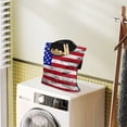 thumbnail image 2 of ZIATUBLE American Flag Storage Hanging Organizer Washable Hanging Clothespin Bag for 4 of July with Large Opening Hanging Clothes Pins Bag Holder Outdoor for Hanging on Clothesline, 2 of 7
