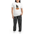 thumbnail image 5 of CafePress - PD Moreno's Halloween Owl - Women's Short Sleeve Print T-Shirt and Pants Light Cotton Pajama Set, 5 of 7