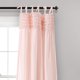 thumbnail image 2 of Lydia Curtains Ruffle Window Panel Set for Living, Dining, Bedroom (Pair) 84" x 40" Blush, 2 of 9