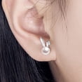 thumbnail image 1 of Rabbit Earrings For Women With Diamond Imitation Pearls Bunny Earrings Birthday Gift, 1 of 4