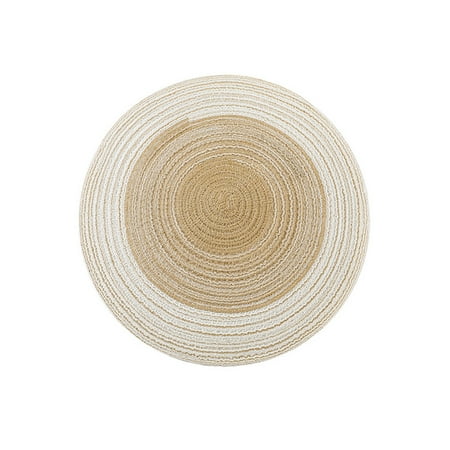 

KEUSN Round Insulation Mat Table Mat Nordic Western Food Placemat Bowl Mat Tea Mat
