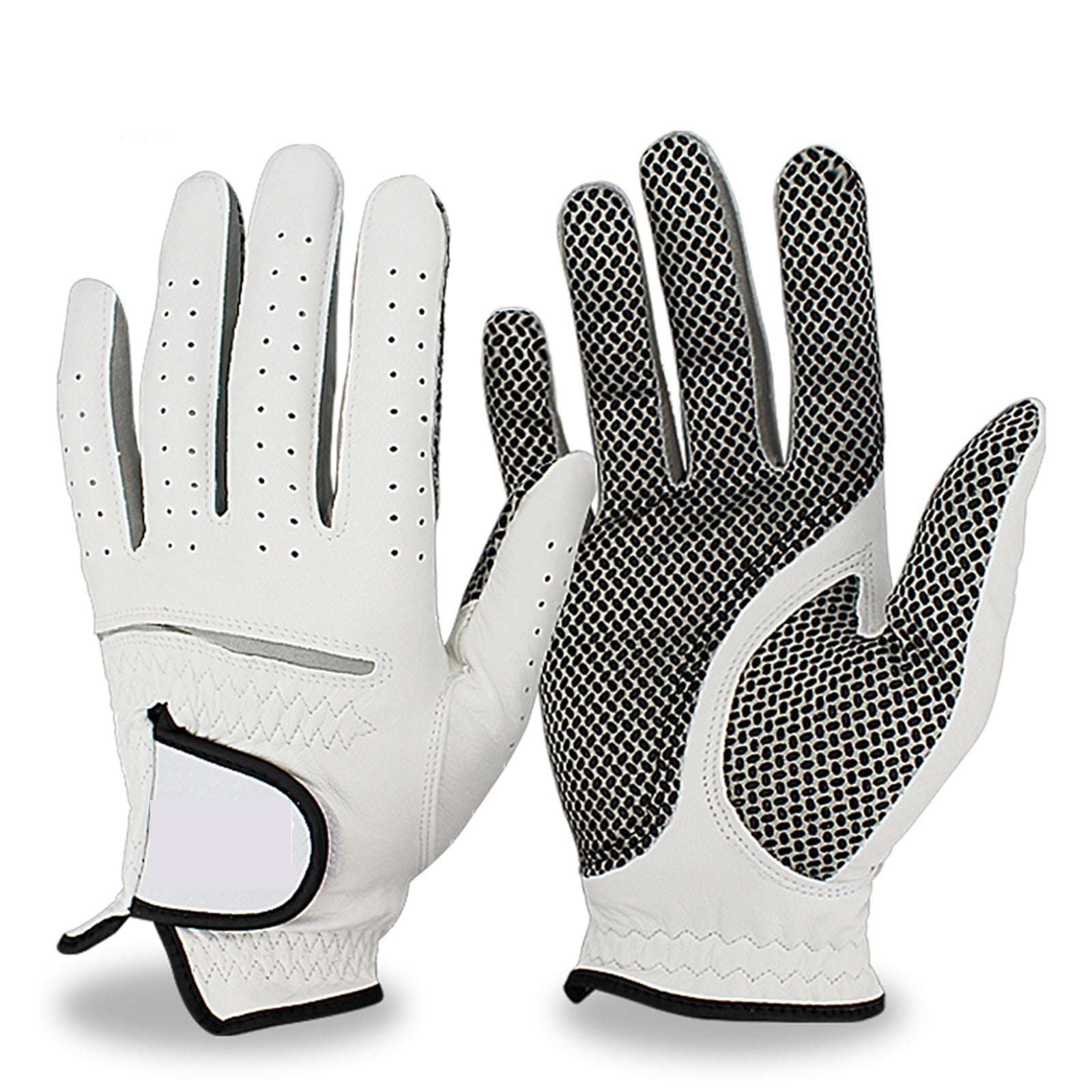 Pack 1 Pcs Golf Gloves Men's Left/Right Hand Soft Breathable Pure Sheepskin With Anti-slip Granules Golf Gloves Golf Men ,Secure Grip