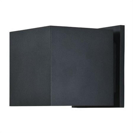 

Square Marine Grade Wet Location Wall Fixture- Black