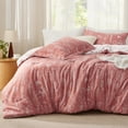 thumbnail image 1 of Juego de edredón Bedsure Twin rosa grisáceo con estampado floral, 1 of 1