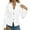 White, variant on Women's Casual Solid Color Slim Fit Two Button Collar With Missing Corners Long Sleeved Suit Jacket