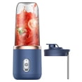 thumbnail image 1 of Methold 400ml 6 Juicer USB Rechargeable Food Travel Mixer Electrónica Azul con tapa de taza, 1 of 1