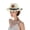 Red, variant on Women's Korean Style Woven Straw Bucket Hat Heart Shaped Brim Boho Design UV Protection Breathable Foldable Lightweight Stylish Sun Hat For Beach Vacation Travel Outdoor Wear Yellow M