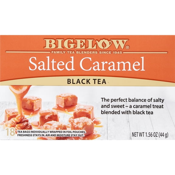 Bigelow Salted Caramel, Black Tea Bags, 18 Count