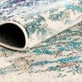 thumbnail image 3 of Rugs.com Vivid Collection Rug – 5' x 8' Blue Medium-Pile Rug Perfect For Living Rooms, Large Dining Rooms, Open Floorplans, 3 of 6