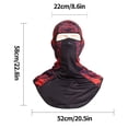 thumbnail image 3 of Casque de Ski Visage Extérieur Coupe-Vent Protection Solaire pour Femmes Hommes Carnaval Pâques, 3 of 6