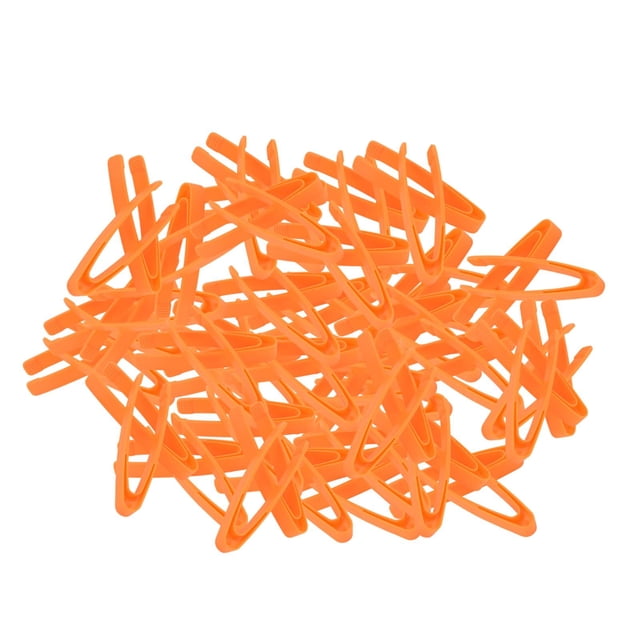 40 Uds. Pinzas, juguetes educativos, actividades, experimentos, juguetes sensoriales para niños, aprendizaje preescolar para la coordinación mano-ojo Naranja