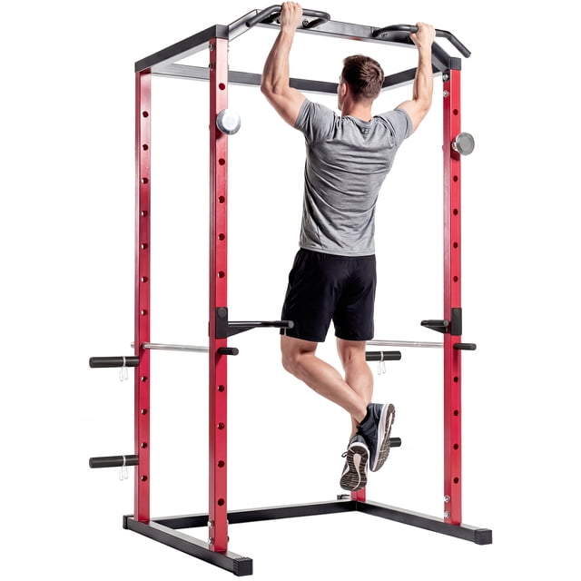 Soozier Cage Motorisée, Capacité de 1000 Lb avec Hauteur Réglable pour Gym à Domicile