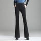 thumbnail image 4 of Pantalones de mujer, pantalones de otoño, primavera y otoño, pantalones de traje, pantalones de cintura alta para mujer, pantalones acampanados negros para mujer, 4 of 4