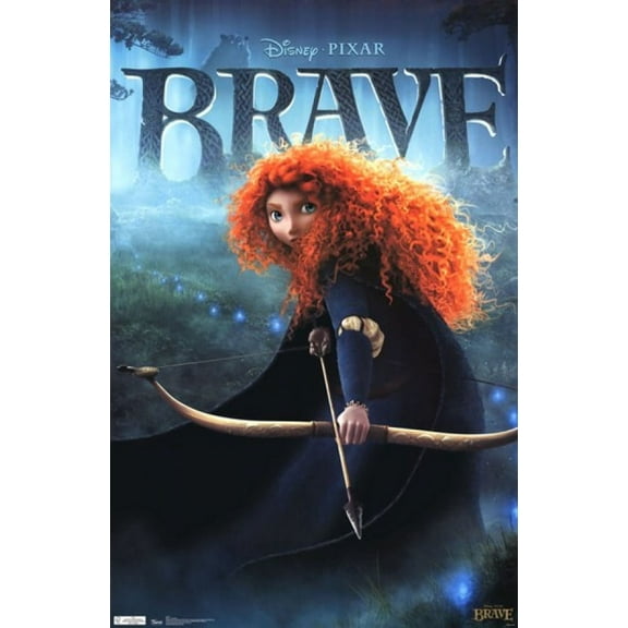 Disney Brave Movie Cover Laminated Poster Print (24 x 36)