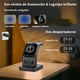 thumbnail image 3 of Cargador Inalámbrico Magnético AHED Blanco 5 en 1 con Luz LED para iPhone, AirPods y iWatch, 3 of 7